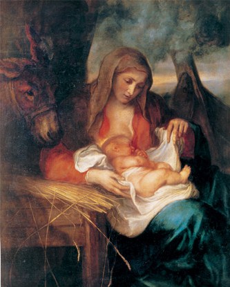Nativity by Anthony Van Dyck (Galleria Nazionale d'Arte Antica, Rome).